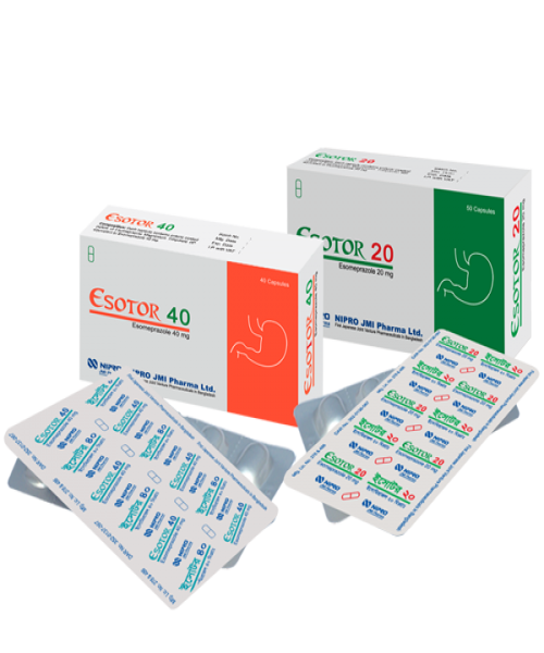 Picture of Esotor 20 Tablet